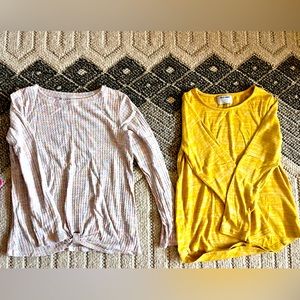 Set of 2 Girls, Target/Old Navy Long-Sleeve sweaters - size M